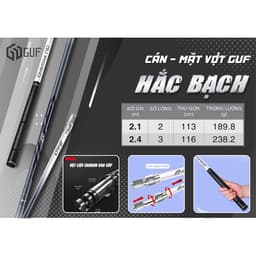Cán Vợt Hắc Bạch Cao Cấp 2