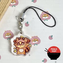 (mua 1 tặng 1) Móc dây treo điện thoại ONE PIECE ver BABY TAI THÚ anime chibi popsocket griptok mica tiện lợi 4