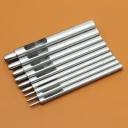 Đục Lỗ Tròn, Đục Lỗ Dây Đồng Hồ, Dụng Cụ Làm Đồ Da Thủ Công Hàng nhập Size 1mm tới 10mm 4