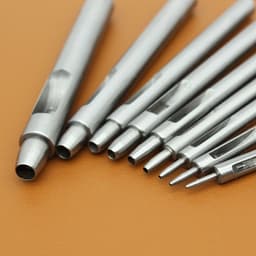 Đục Lỗ Tròn, Đục Lỗ Dây Đồng Hồ, Dụng Cụ Làm Đồ Da Thủ Công Hàng nhập Size 1mm tới 10mm 3