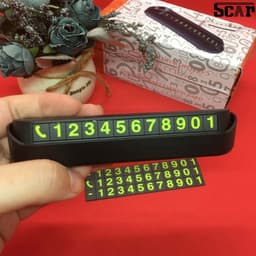 Bảng ghi số điện thoại cho xe ô tô khi dừng đỗ - mẫu bập bênh. 8