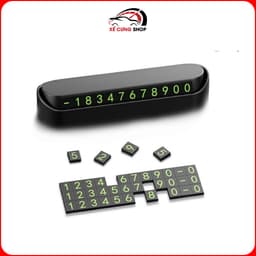 Bảng ghi số điện thoại cho xe ô tô khi dừng đỗ - mẫu bập bênh. 1