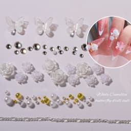Cham hoa hồng hoa nhí nail trang trí tạo vô số mẫu nail xinh [ NAILS SUPPLY ] 5