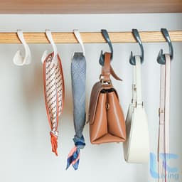 Combo 10 Móc Treo Túi Xách LIVING C, Dạng Vòm Chống Nhăn Túi Xách, Khăn Choàng, Mũ 6