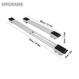 Chân Đỡ Di Động Tủ Lạnh - Máy Giặt Kéo Dài 70cm, Đế Đỡ Máy Giặt Tủ Lạnh di động (bộ 2 thanh) 2