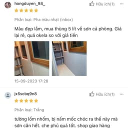 (5 lít) Sơn tường trong nhà MAXILITE MK14 độ che phủ cao, dễ thi công thích hợp sơn lại tường cũ - phân khúc kinh tế 3