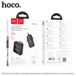 Mic Thu Âm stream Hoco S31 3in1 và Micro Thu Âm Không Dây Live Stream Hoco L15 7