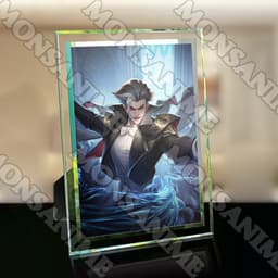 (Kèm ảnh) (M2) Khung kính in hình ARENA OF VALOR Liên Quân quà tặng anime chibi trang trí để bàn 2 size 7
