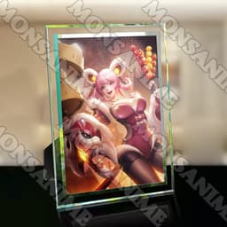 (Kèm ảnh) (M2) Khung kính in hình ARENA OF VALOR Liên Quân quà tặng anime chibi trang trí để bàn 2 size 8