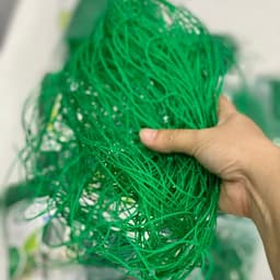 Lưới làm giàn leo ô lưới 10x10cm nhiều kích thước lựa chọn lưới bền trên 5 năm ở nhiệt độ ngoài trời 9