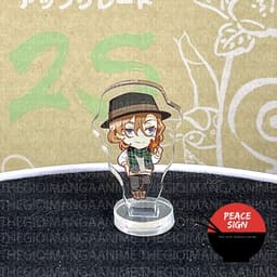 (mua 1 tặng 1) (3CM) Mô hình standee BUNGOU STRAY DOGS ver MÙA THU Văn Hào Lưu Lạc tượng mica anime in hình chibi 8