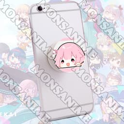 Giá đỡ điện thoại PROJECT SEKAI ver MẶT CHIBI pop socket in hình tiện lợi xinh xắn 3