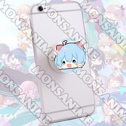 Giá đỡ điện thoại PROJECT SEKAI ver MẶT CHIBI pop socket in hình tiện lợi xinh xắn 9