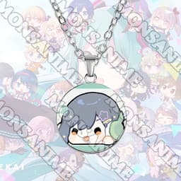 Vòng cổ in hình PROJECT SEKAI ver MẶT CHIBI xinh xắn quà tặng độc đáo 2