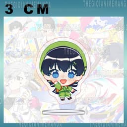 (mua 1 tặng 1) (3CM) Mô hình Standee BLUE LOCK ver MŨ LEN mini chibi mica acrylic tượng anime 8
