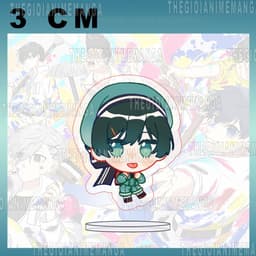 (mua 1 tặng 1) (3CM) Mô hình Standee BLUE LOCK ver MŨ LEN mini chibi mica acrylic tượng anime 9