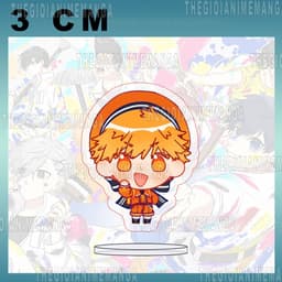 (mua 1 tặng 1) (3CM) Mô hình Standee BLUE LOCK ver MŨ LEN mini chibi mica acrylic tượng anime 6