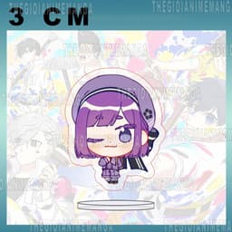 (mua 1 tặng 1) (3CM) Mô hình Standee BLUE LOCK ver MŨ LEN mini chibi mica acrylic tượng anime 5