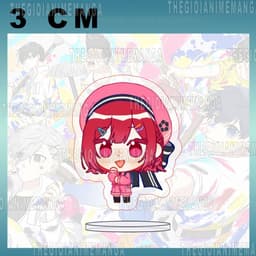 (mua 1 tặng 1) (3CM) Mô hình Standee BLUE LOCK ver MŨ LEN mini chibi mica acrylic tượng anime 4