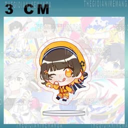 (mua 1 tặng 1) (3CM) Mô hình Standee BLUE LOCK ver MŨ LEN mini chibi mica acrylic tượng anime 7