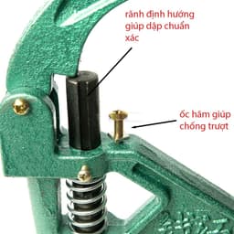 Máy đóng nút (cúc) đa năng, máy đóng khoen khuôn dập khuy bạt, oze, đinh tán, đính hạt..Máy đóng thủ công (CHƯA GỒM CỐI) 2