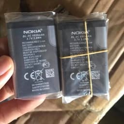 Pin Điện Thoại Nokia 4C, 5C Zin Máy,  loại sọc, 3 gân Zin Máy, IC chống phù. LKP 9