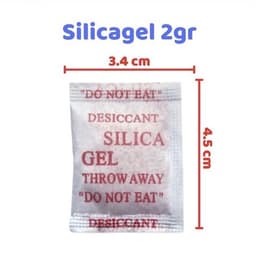 Gói hút ẩm Silica Gel, hạt hút ẩm chống mốc quần áo, giày dép, túi hút ẩm chống ẩm mốc (100gram) 5