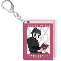 (mua 1 tặng 1) Móc khóa JUJUTSU KAISEN ver ĐỌC SÁCH Chú thuật hồi chiến in hình anime chibi mica acrylic dễ thương 6