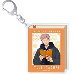 (mua 1 tặng 1) Móc khóa JUJUTSU KAISEN ver ĐỌC SÁCH Chú thuật hồi chiến in hình anime chibi mica acrylic dễ thương 9