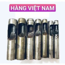 Cây đục lỗ Dụng cụ đột lỗ tròn Hàng Việt Nam Bằng thép đen  (Size Từ 10mm đến 30mm) Dụng cụ làm đồ da 2