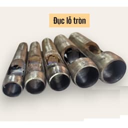 Cây đục lỗ Dụng cụ đột lỗ tròn Hàng Việt Nam Bằng thép đen  (Size Từ 10mm đến 30mm) Dụng cụ làm đồ da 3