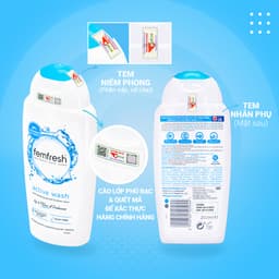Combo 2 Dung Dịch Vệ Sinh Nữ Femfresh Active Fresh Wash Cho Người Ưa Vận Động Giúp Sạch Thơm,Tự Tin,Năng Động 250ml/chai 7