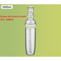 Bình Lắc Shaker Nhựa 350ML - 530ML - 700ML - 1000 ML ( Đã bao gồm nắp ) 3