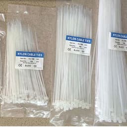 Dây rút nhựa bọc 65-80 sợi, Dây rút nhựa 10cm ,15cm, 20cm, 25cm, 30cm (~ 70-80 sợi/bịch) 5