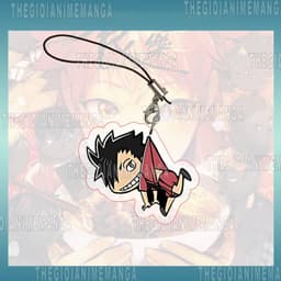 (Tặng móc kóa) Móc dây treo điện thoại HAIKYUU! ver BỊ TREO in hình chibi mica trong acrylic móc khóa anime bóng chuyền 4