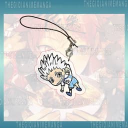 (Tặng móc kóa) Móc dây treo điện thoại HAIKYUU! ver BỊ TREO in hình chibi mica trong acrylic móc khóa anime bóng chuyền 6