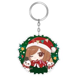 (mua 1 tặng 1) ( Mica ) Móc khóa JUJUTSU KAISEN ver GIÁNG SINH - CHÚ THUẬT HỒI CHIẾN quà tặng chibi anime 3