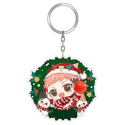 (mua 1 tặng 1) ( Mica ) Móc khóa JUJUTSU KAISEN ver GIÁNG SINH - CHÚ THUẬT HỒI CHIẾN quà tặng chibi anime 4
