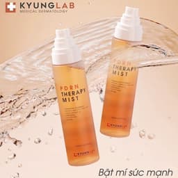Xịt khoáng và Kem dưỡng trắng nâng tone Kyung Lab PDNR Therapy Mist  cấp ẩm phục hồi bảo vệ da 50ml 4