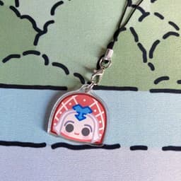 (mua 1 tặng 1) Móc dây treo điện thoại JoJo's Bizarre Adventure ver FACE CUTE Cuộc Phiêu Lưu Bí Ẩn mica acrylic anime 2