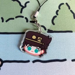 (mua 1 tặng 1) Móc dây treo điện thoại JoJo's Bizarre Adventure ver FACE CUTE Cuộc Phiêu Lưu Bí Ẩn mica acrylic anime 8