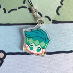 (mua 1 tặng 1) Móc dây treo điện thoại JoJo's Bizarre Adventure ver FACE CUTE Cuộc Phiêu Lưu Bí Ẩn mica acrylic anime 7