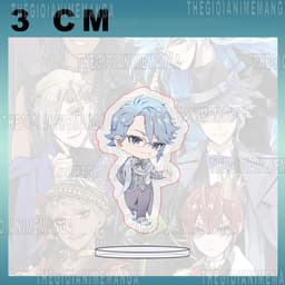 (mua 1 tặng 1) (3CM) Mô hình Standee Disney Twisted-Wonderland mini chibi mica acrylic tượng anime 4