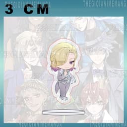 (mua 1 tặng 1) (3CM) Mô hình Standee Disney Twisted-Wonderland mini chibi mica acrylic tượng anime 8