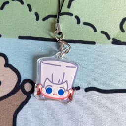 (mua 1 tặng 1) Móc dây treo điện thoại JoJo's Bizarre Adventure ver FACE CUTE Cuộc Phiêu Lưu Bí Ẩn mica acrylic anime 3