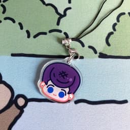 (mua 1 tặng 1) Móc dây treo điện thoại JoJo's Bizarre Adventure ver FACE CUTE Cuộc Phiêu Lưu Bí Ẩn mica acrylic anime 5