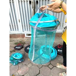 ( Tặng Gạt Cá + Gỡ Lưỡi ) Rọng cá FANGSI khung inox bền đẹp cao cấp, giỏ đựng cá đồ câu cá giá rẻ 9