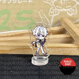 (mua 1 tặng 1) (3cm) Mô hình Standee TOKYO ALIENS ver ĐẦU TO tượng mica acrylic anime chibi trưng bày 3