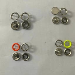 [SỈ] Nút bấm vành 9mm Cúc áo em bé Nút bấm 5 chấu Nút bấm 4 chi tiết Bằng thau không gỉ Bọc sơn nhiều màu Bịch 1000 bộ 6
