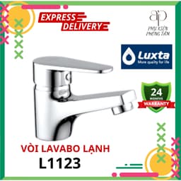 Vòi Lavabo, Vòi Chậu Rửa Mặt Cao Cấp Lạnh Gật Gù Luxta L1123 - Phụ Kiện Phòng Tắm Ap Home 2